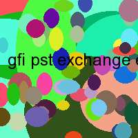 gfi pst exchange email export tool